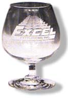 Custom Holiday Glassware Brandy Snifters