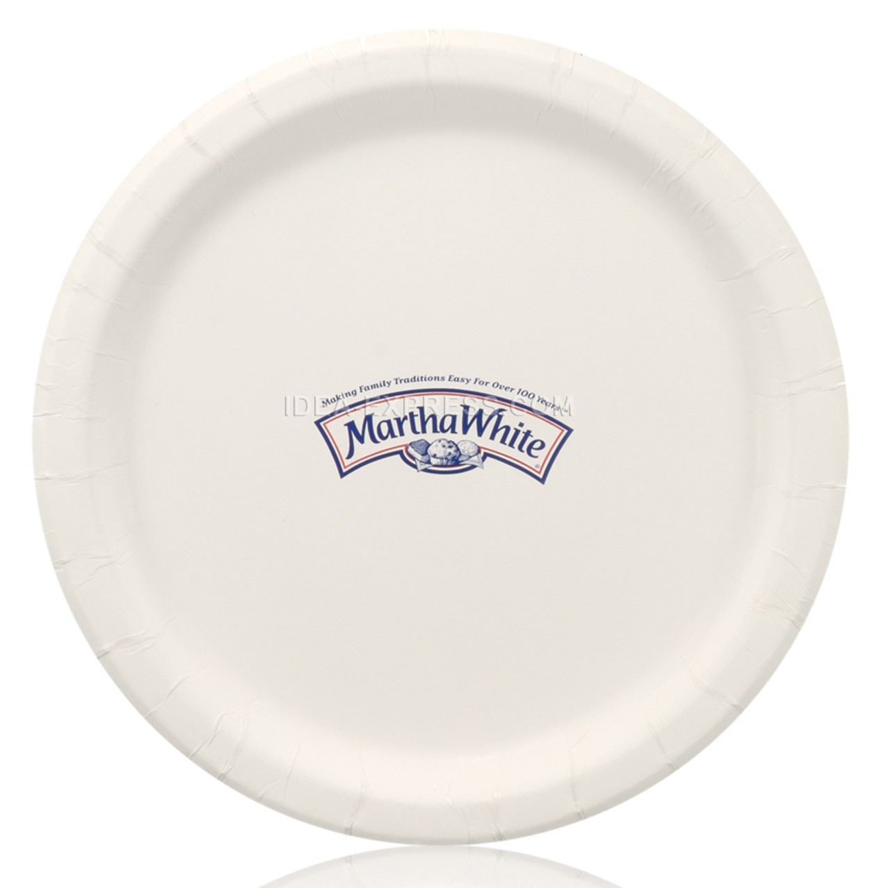 9" Heavyweight Coated White Paper  Plate