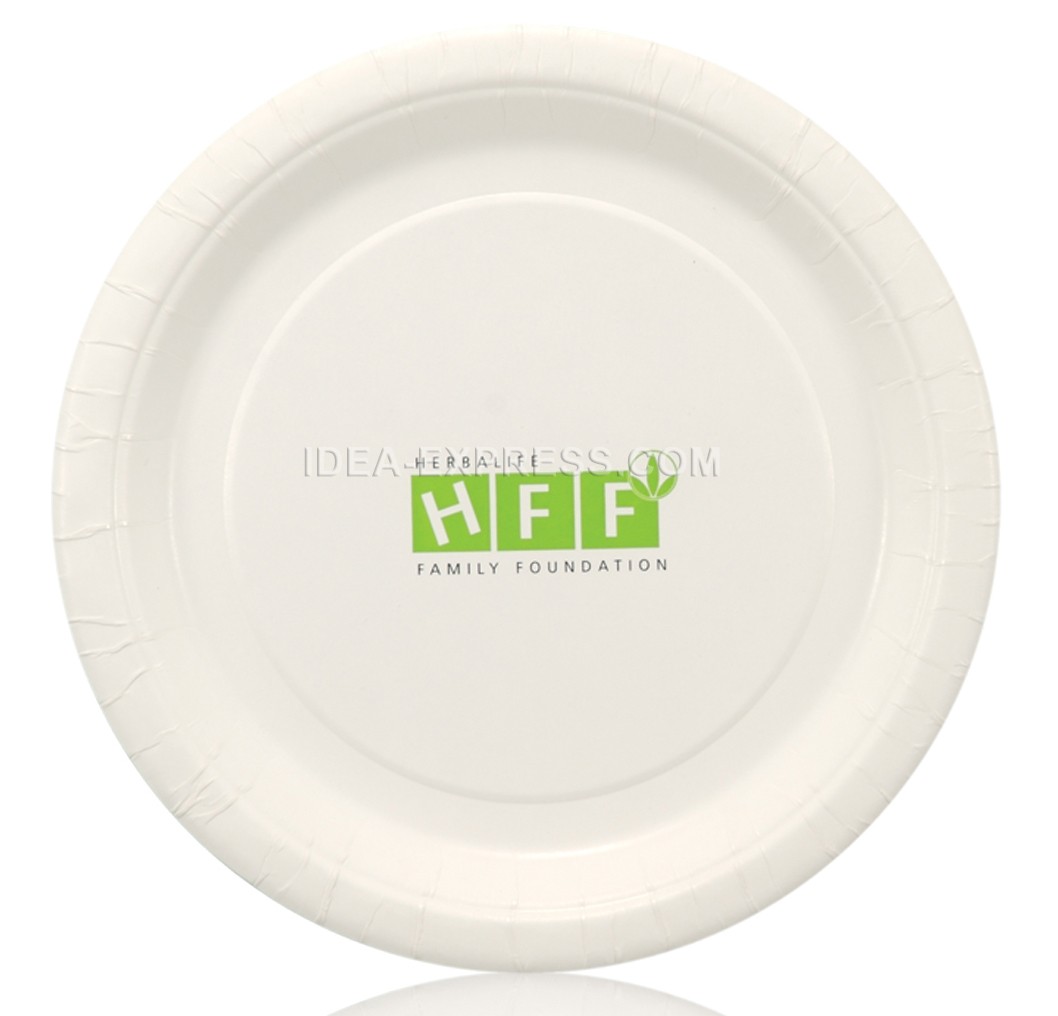 7" Heavyweight Coated Paper Plate White