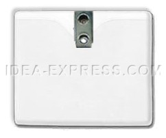 Imprinted Vinyl Clip on ID Holders (Holds card size : 4 X 3)