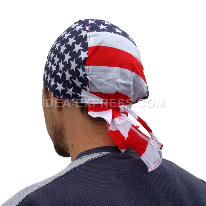 USA, Pirate, Assorted colored  Head Bandanas