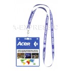 Printed Color Convention Badgeholders (Holds card size : 4 1/8 X 3 1/4)