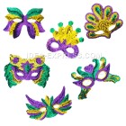 Deluxe Mardi Gras Sequence Masks